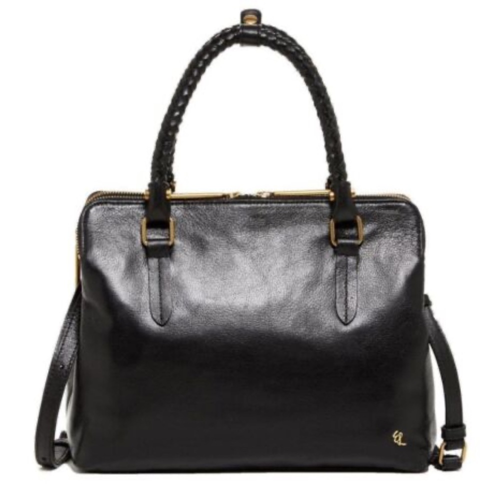Elliott Lucca Genuine Black Leather Handbag